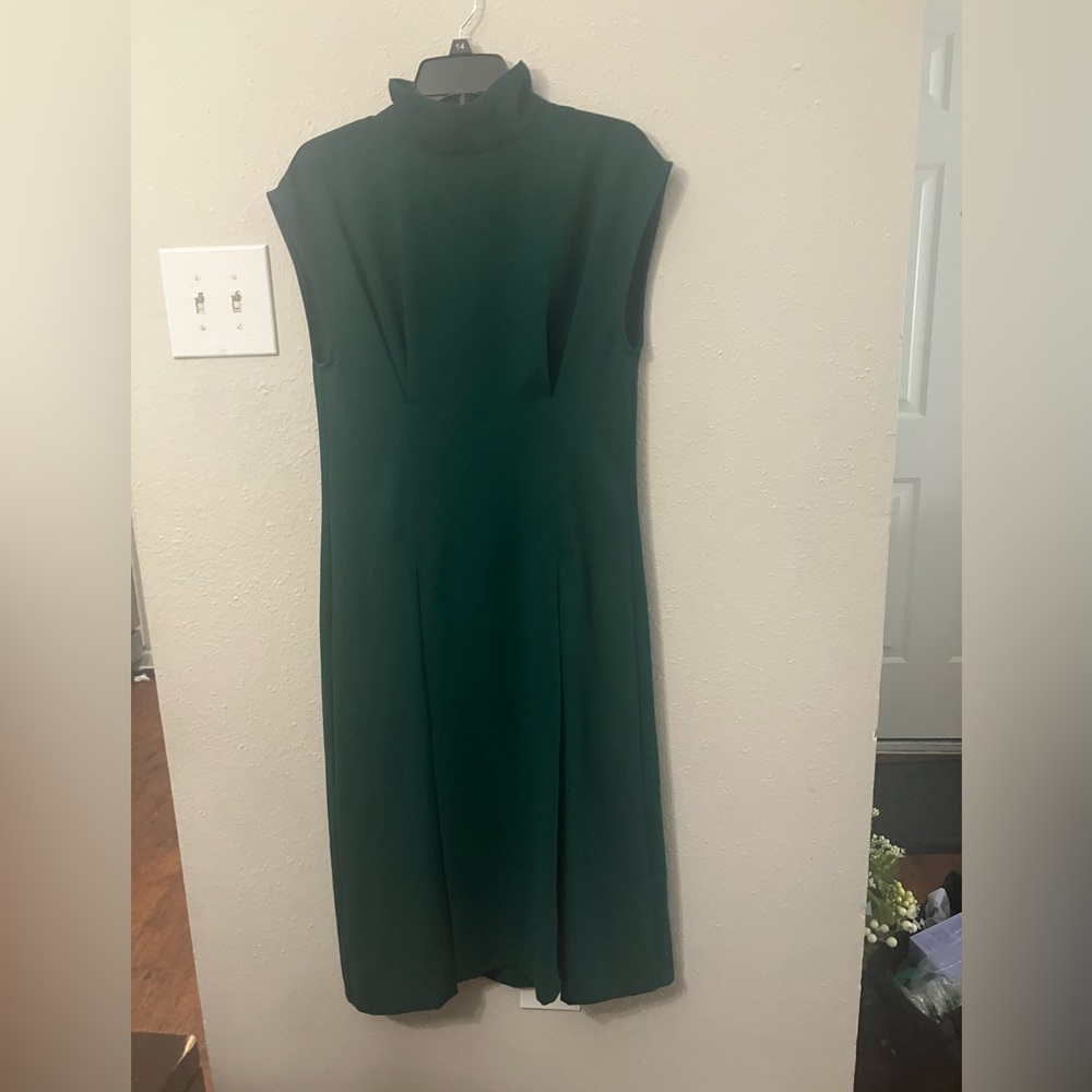 Zara Dark Green Midi Dress